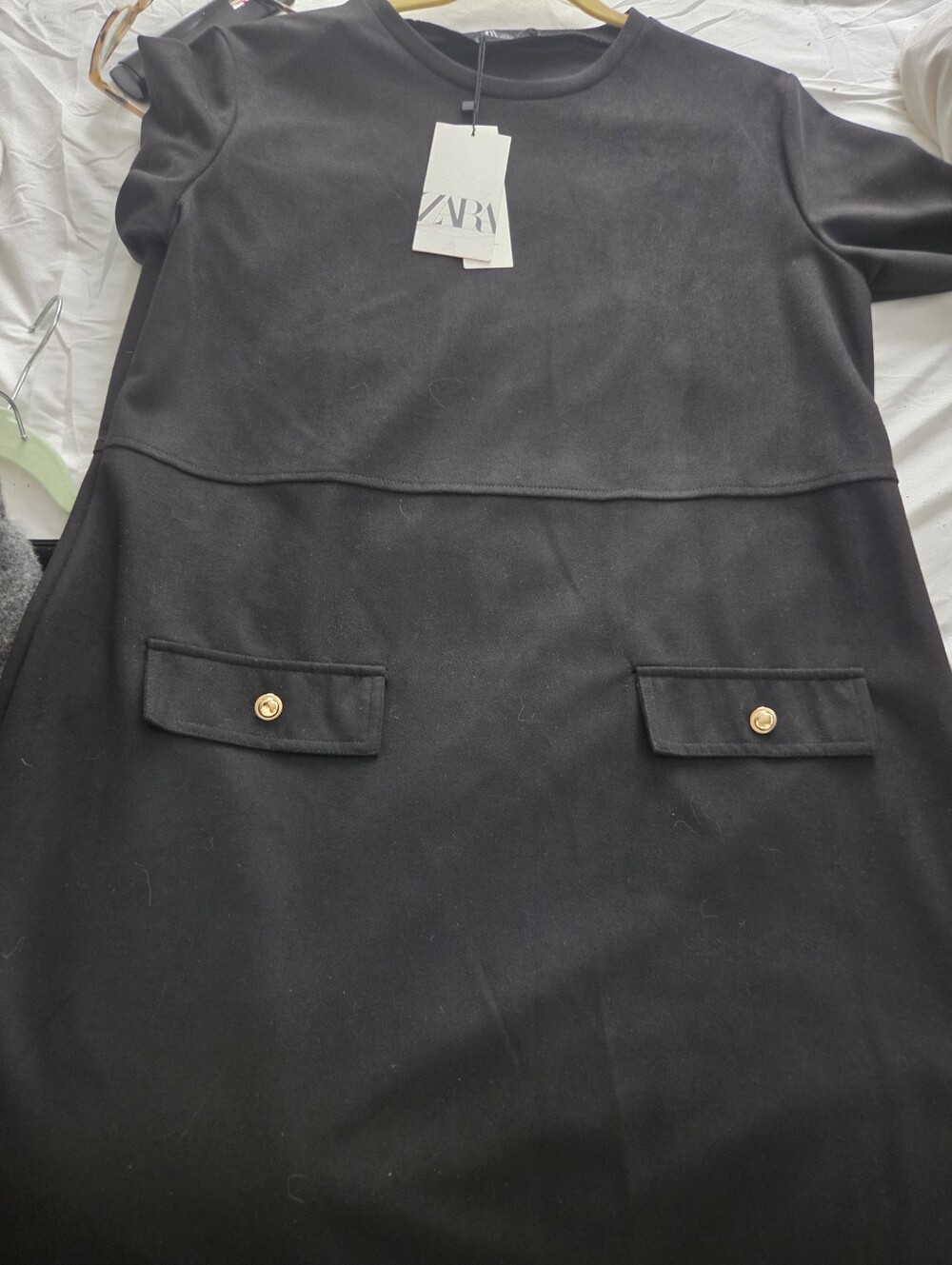 2 Zara Shift Dresses NWT SZL - Picture 3 of 7